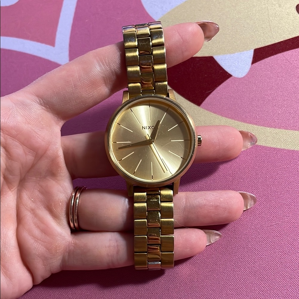 Gold Nixon Kensington Watches (2) - Picture 6 of 7